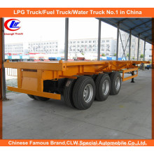 40ft Heavy Duty 3 Axle Skeletal Semi-Trailer for Container Transport.